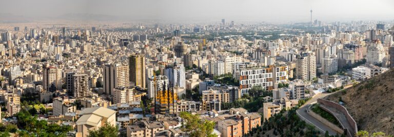 Tehran,City,Panoramic,View,From,Tochal