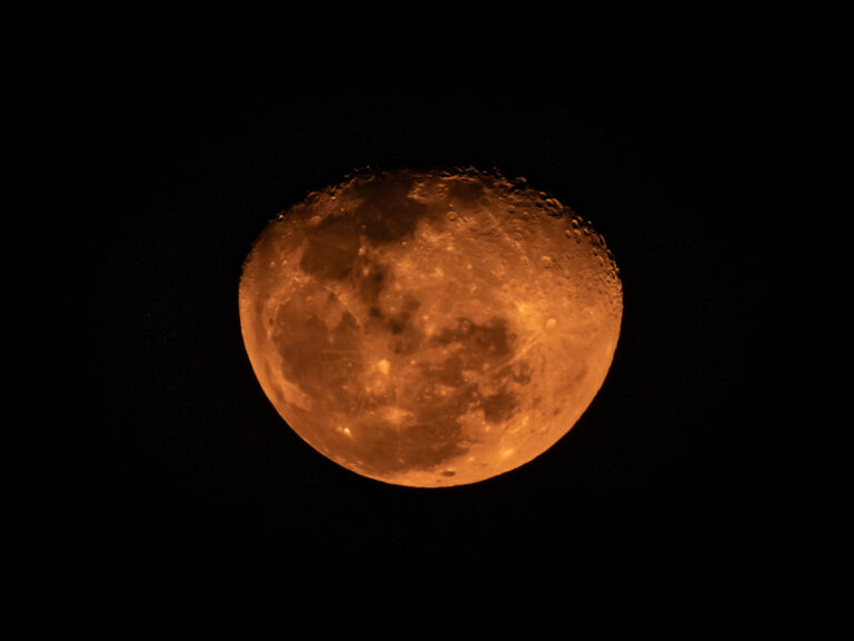 The,Moon,In,One,Of,It's,Phases